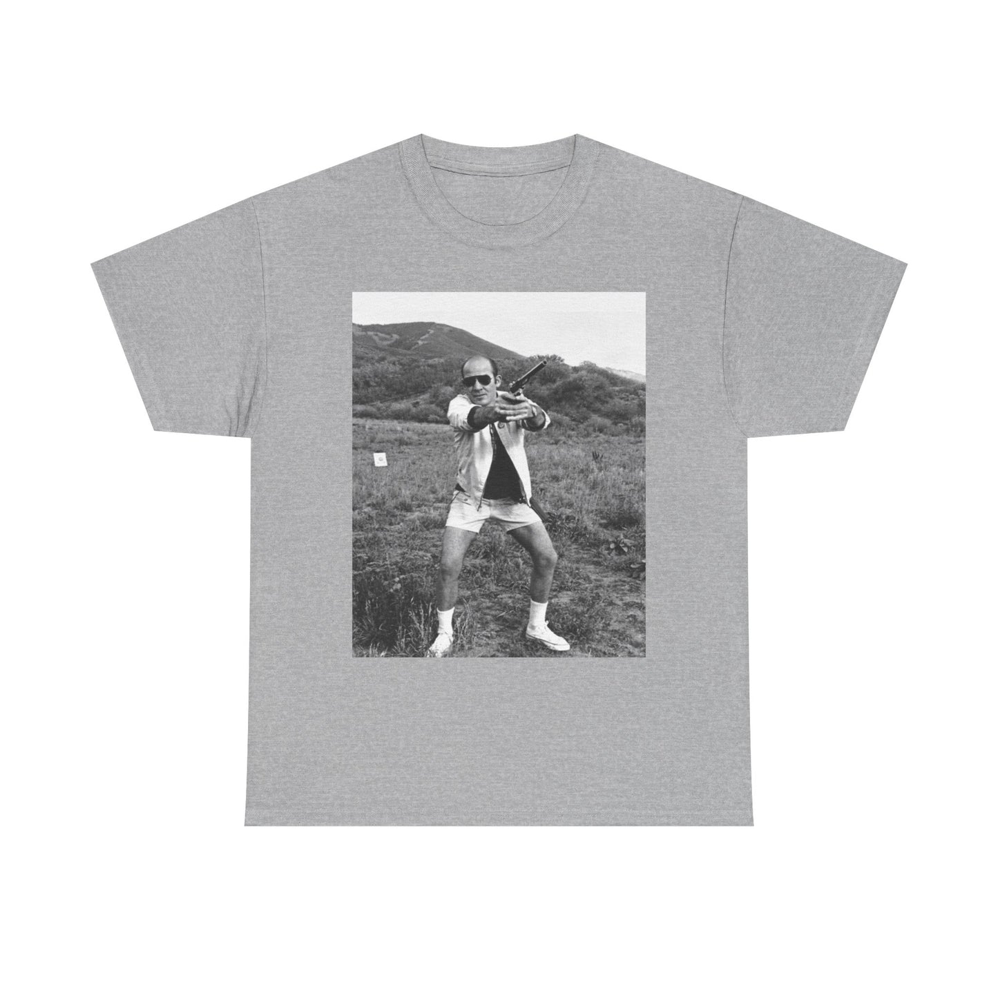 Hunter S Thompson Graphic T Shirt Vintage Photo Unisex Heavy Cotton Tee
