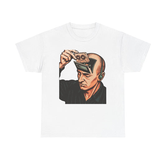 Vintage Music Art Cassette Tape Graphic T Shirt Unisex Heavy Cotton Tee