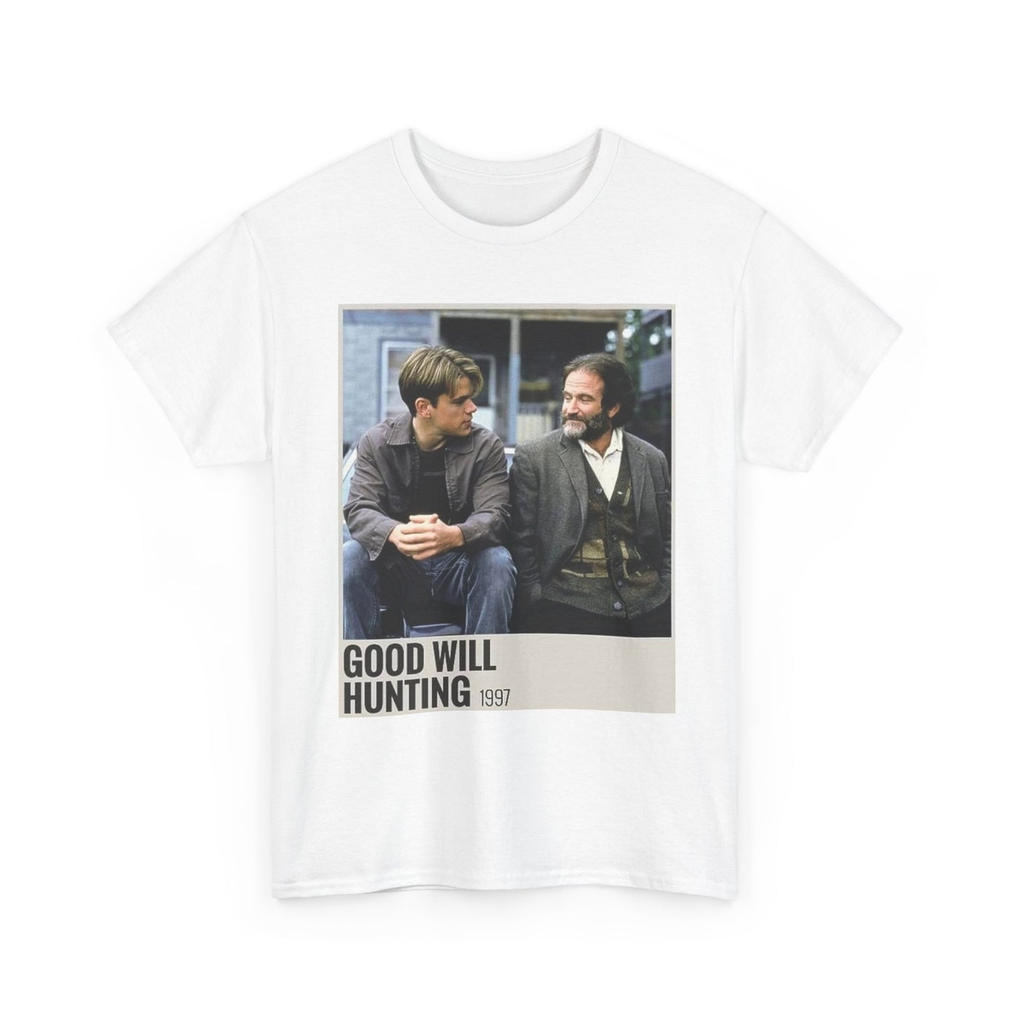 Goodwill Hunting Tshirt Vintage Movie Poster Robin Williams Unisex Heavy Cotton