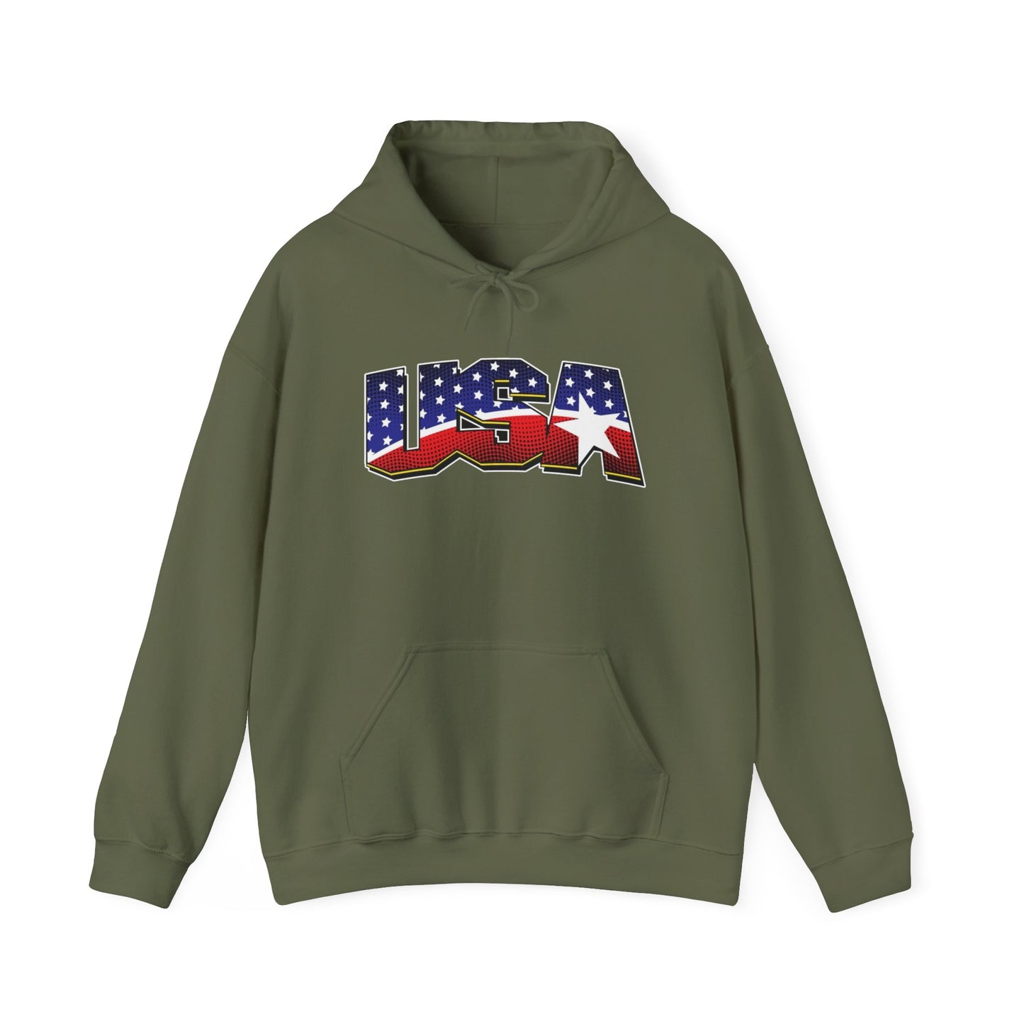 USA American Flag Freedom Graphic Hoodie Unisex Heavy Blend™ Hooded Sweatshirt