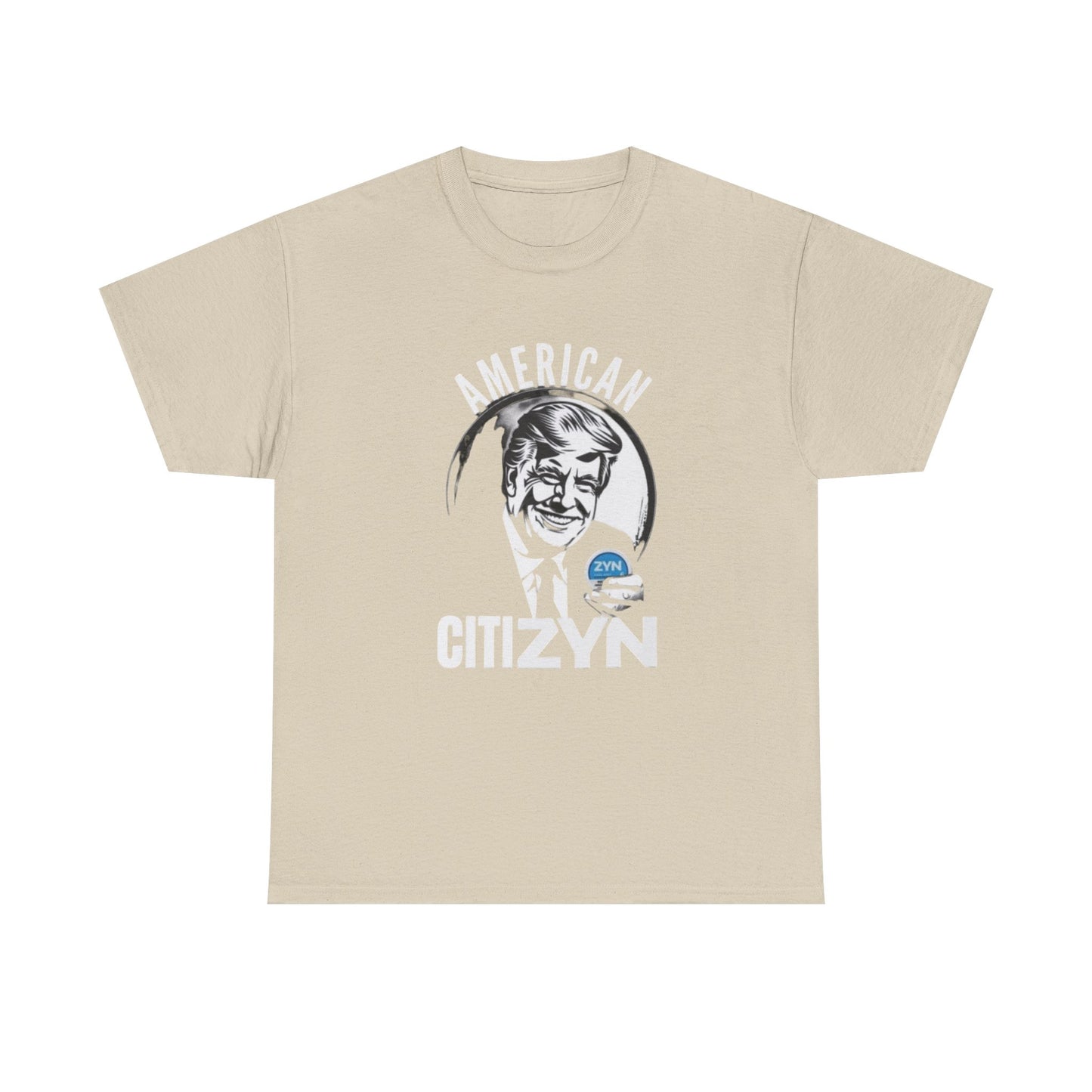 ZYN T-shirt funny Trump Shane Gillis Tucker Newport graphic Heavy Cotton Tee