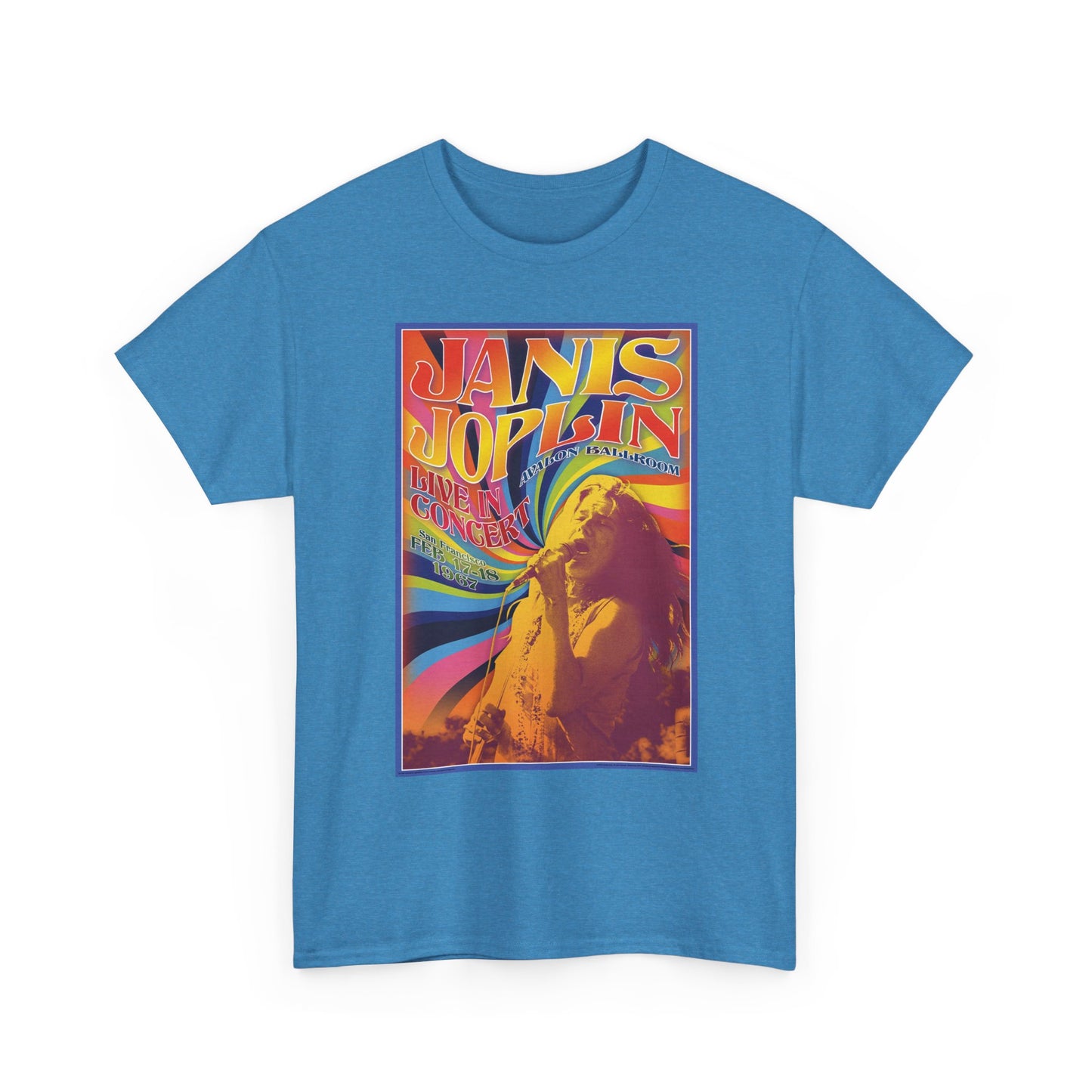 Janis Joplin 1967 T Shirt BRAND NEW Apparel Unisex Graphic Tee USA