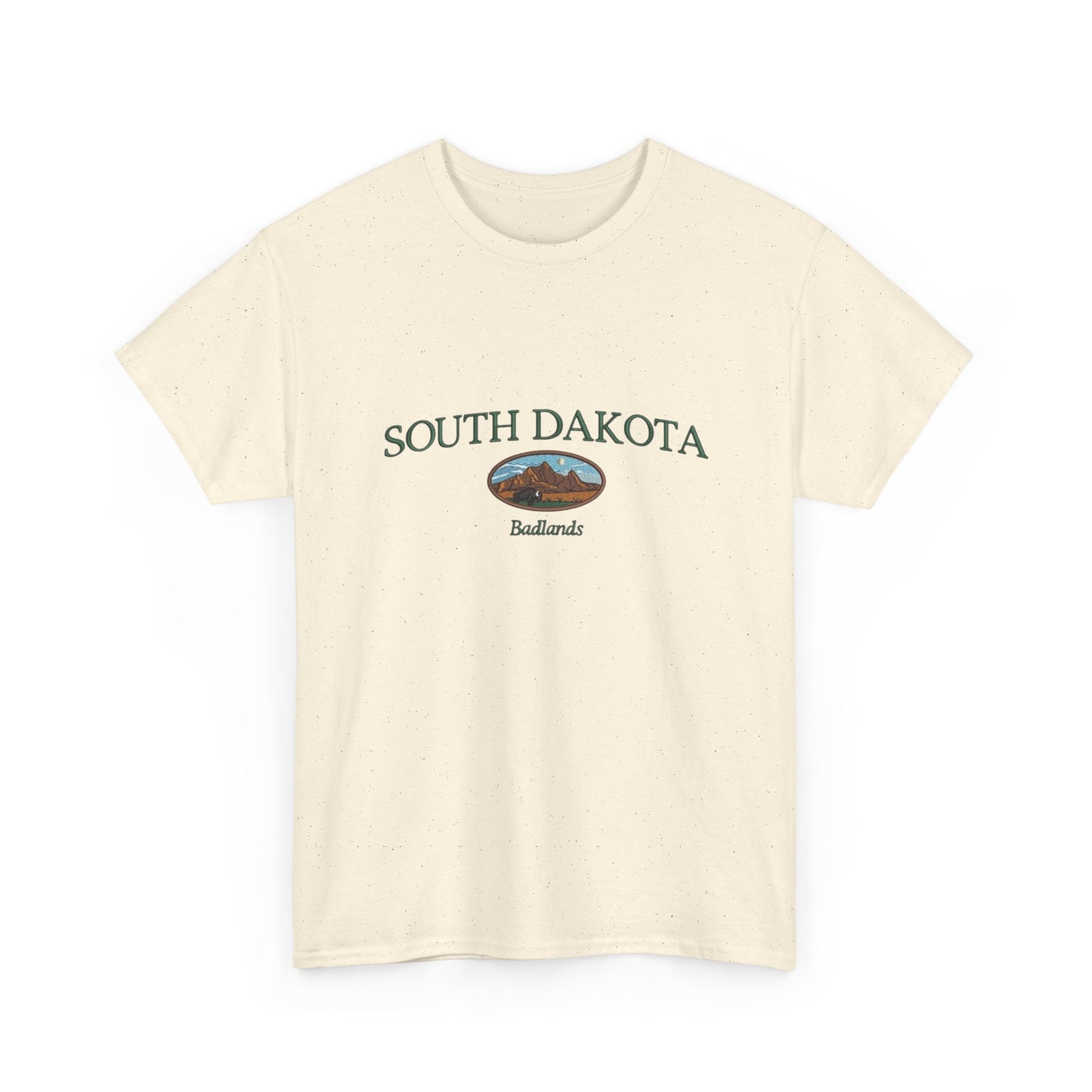 South Dakota Badlands Graphic T Shirt NEW Unisex Heavy Cotton Tee