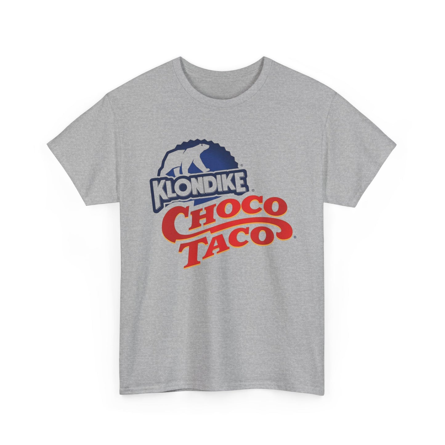 Klondike Shirt Choco Taco Funny Ice Cream Retro Nostalgic Unisex Heavy Cotton