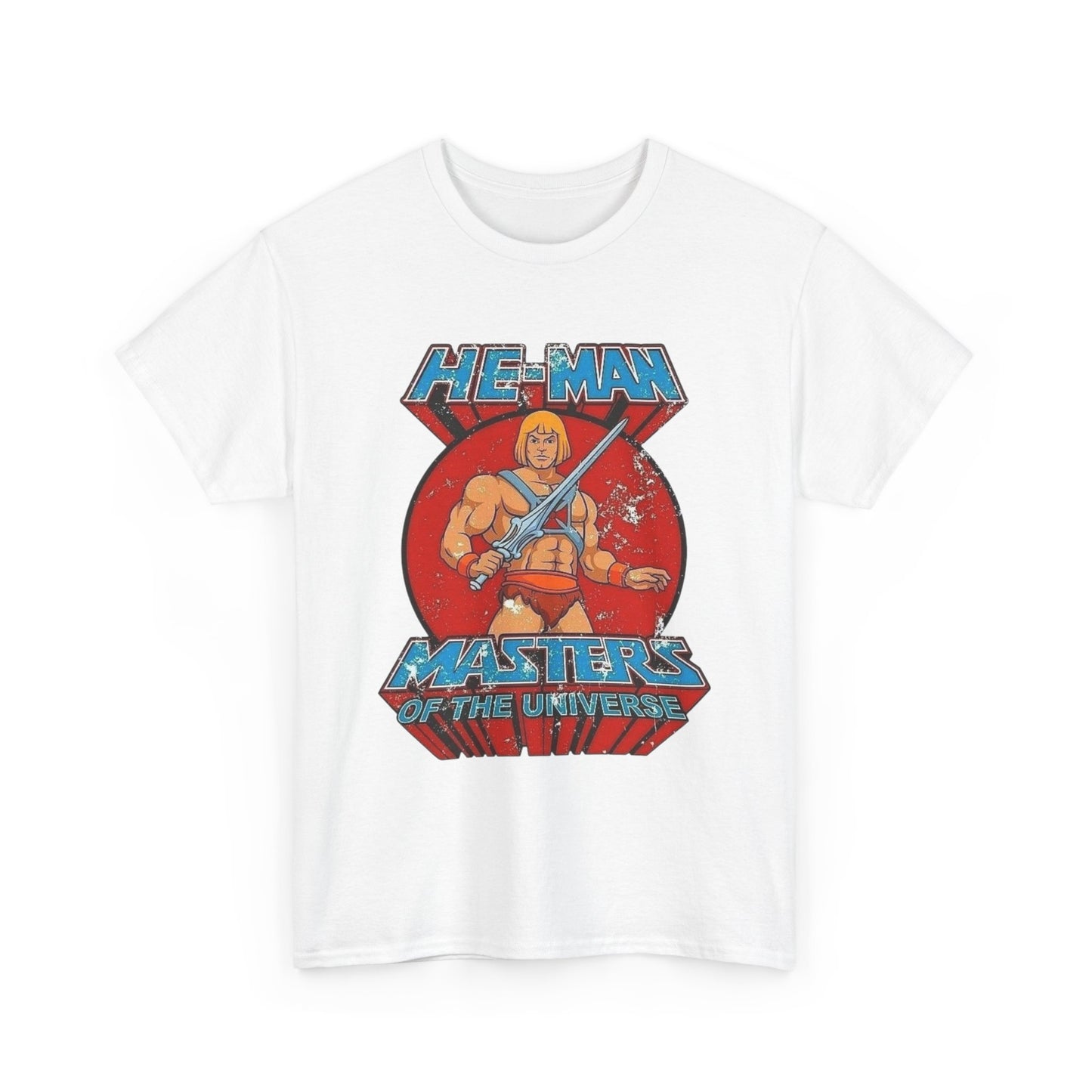 He Man Masters Of The Universe Graphic T-Shirt Unisex Heavy Cotton Tee Gift NEW