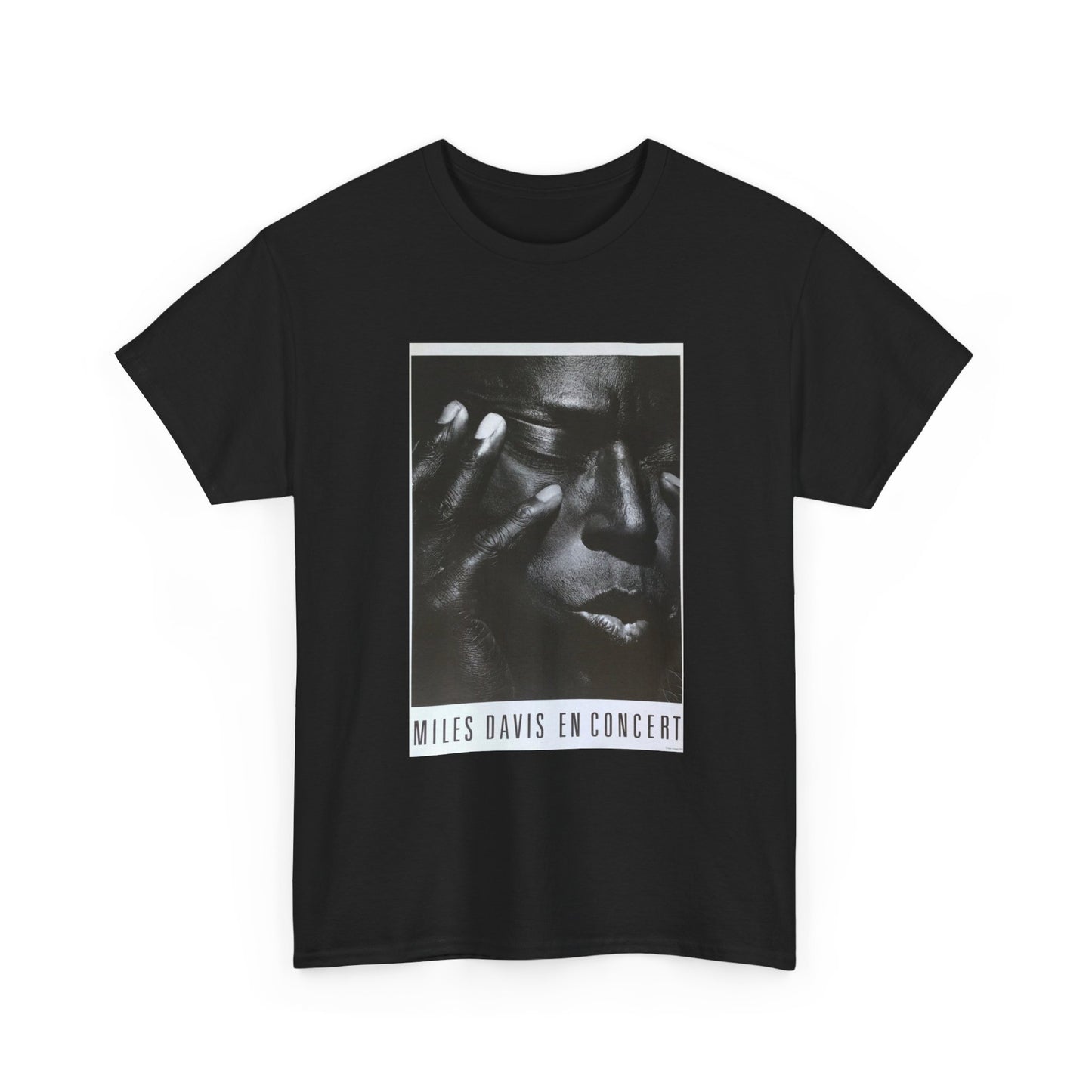Miles Davis T Shirt Concert Poster Rare Vintage Unisex Heavy Cotton Tee