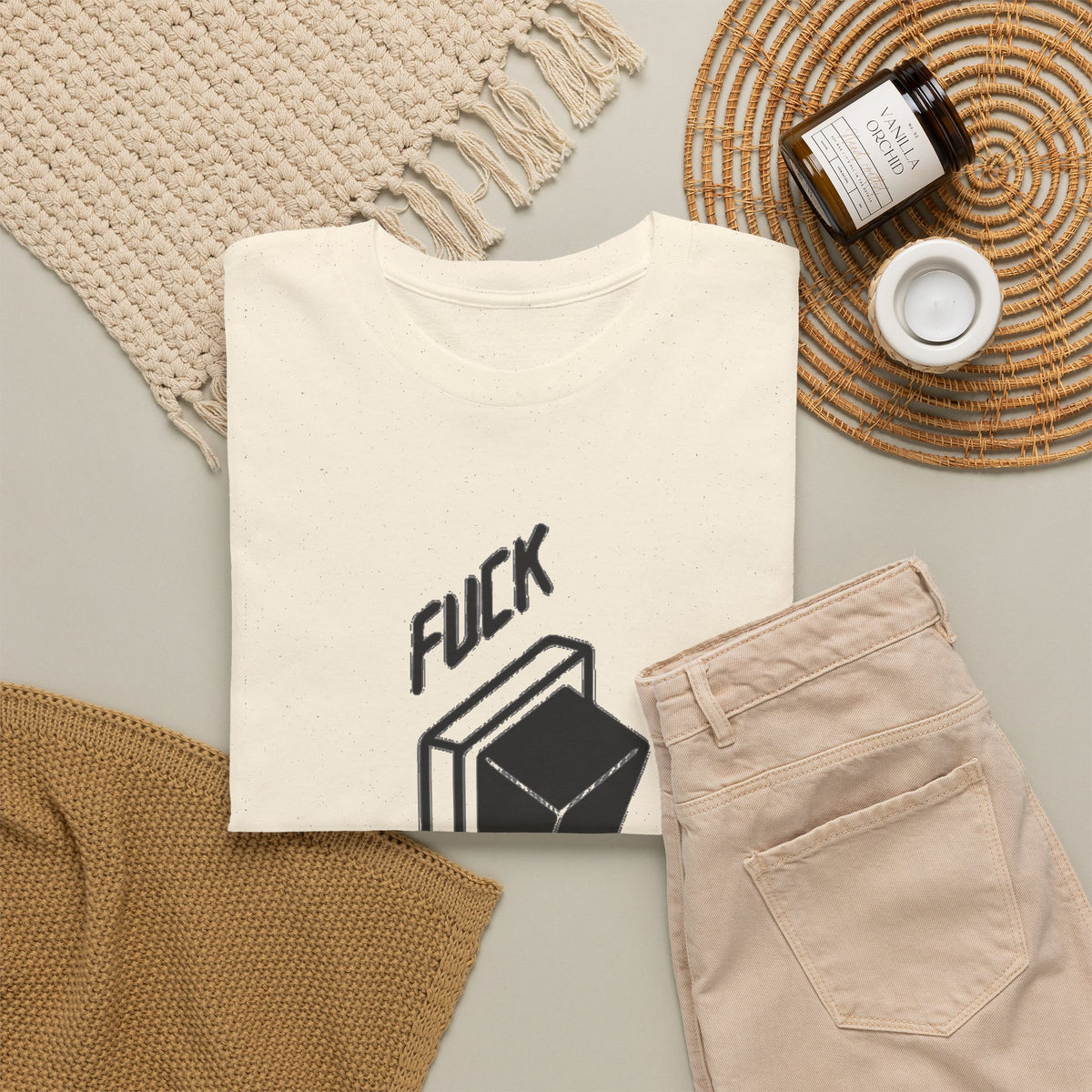 F*** Off Coffin Graphic T-Shirt Men's Tee Funny Retro Sarcasm