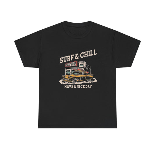 Surf And Chill Graphic T Shirt NEW Adult Tee