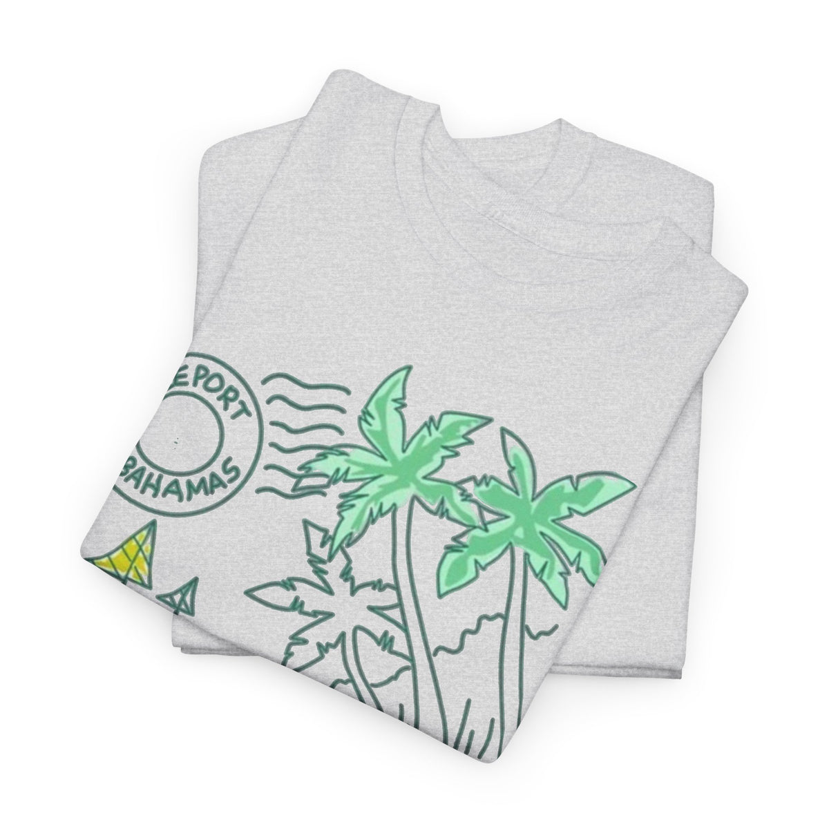 Bahamas Palm Tree Island Graphic T-Shirt Men's Graphic Tee