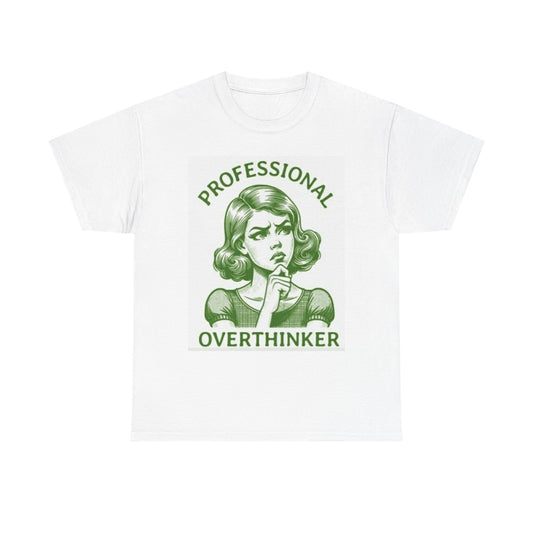 Professional Overthinker Graphic T Shirt Women's Cotton Tee BRAND NEW
