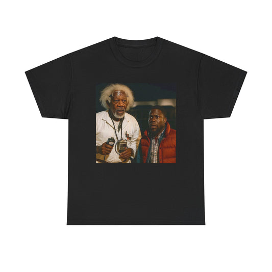 Black To The Future Funny Graphic T Shirt Cotton Tee NEW