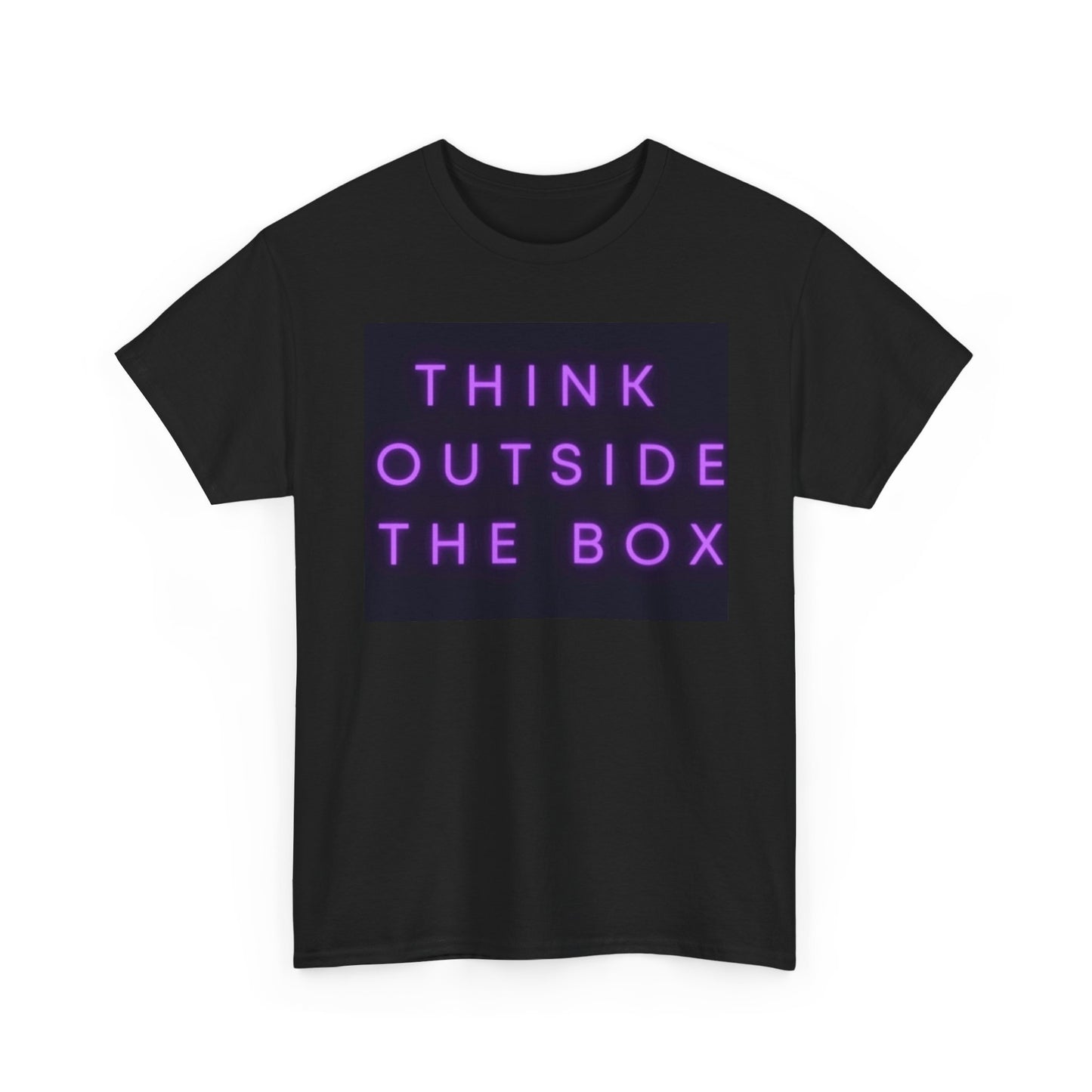 Think Outside The Box Graphic T Shirt Motivation Unisex Heavy Cotton Tee