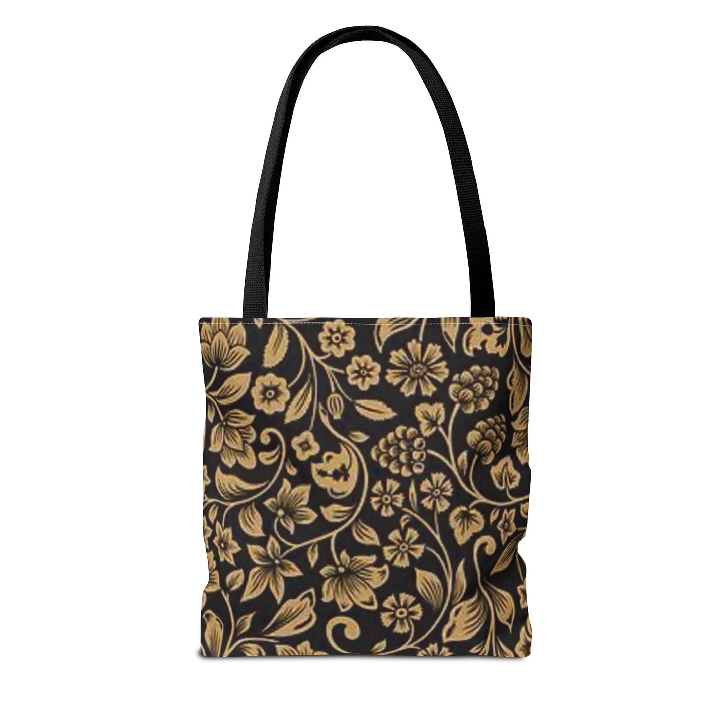 Gold Flowers Multi Color BRAND NEW MODERN Tote Bag (AOP)