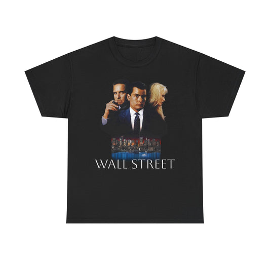 Wall Street Movie Graphic T Shirt NEW ADULT TEE VINTAGE
