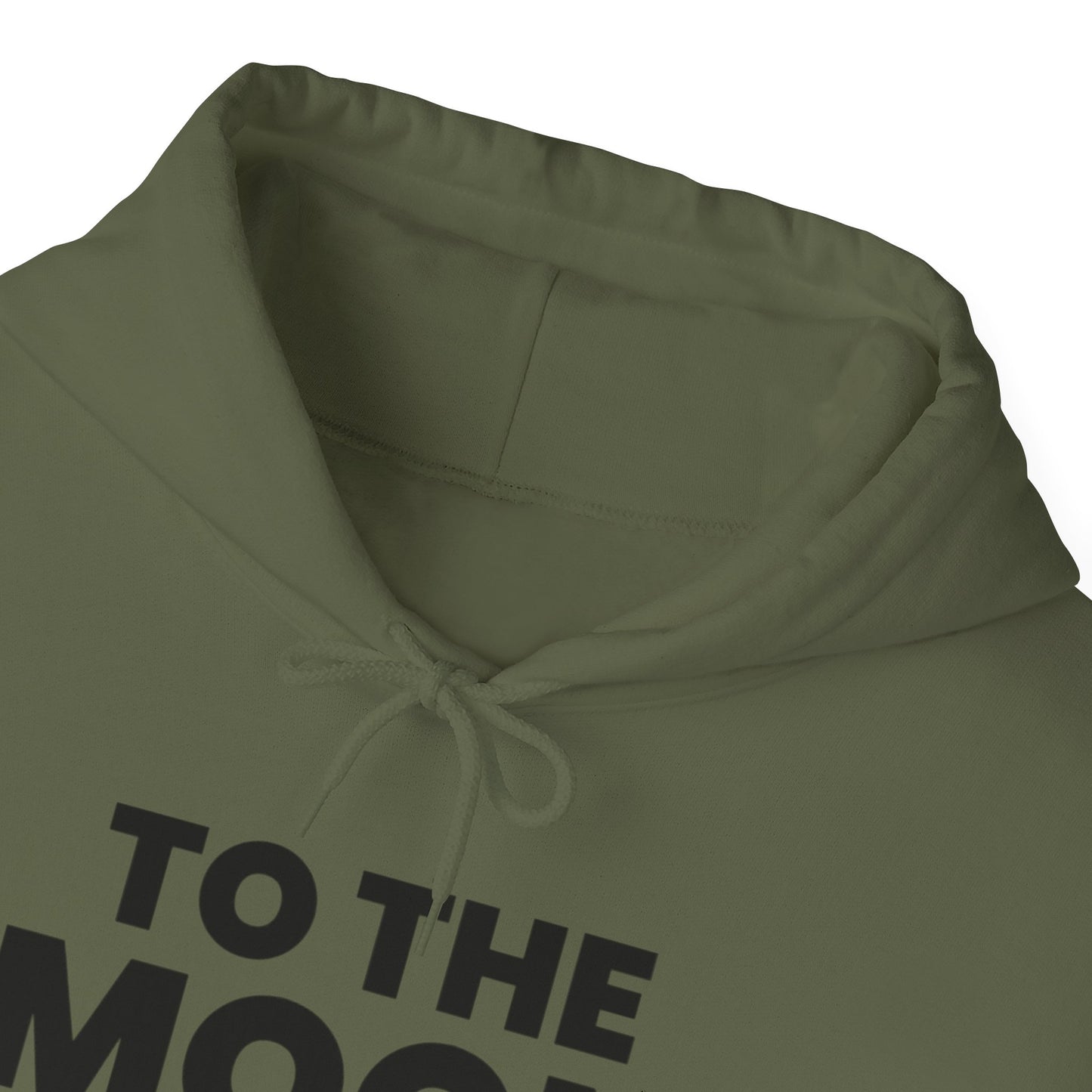 To The Moon Graphic Hoodie Men's Heavy Blend™ Hooded Sweatshirt