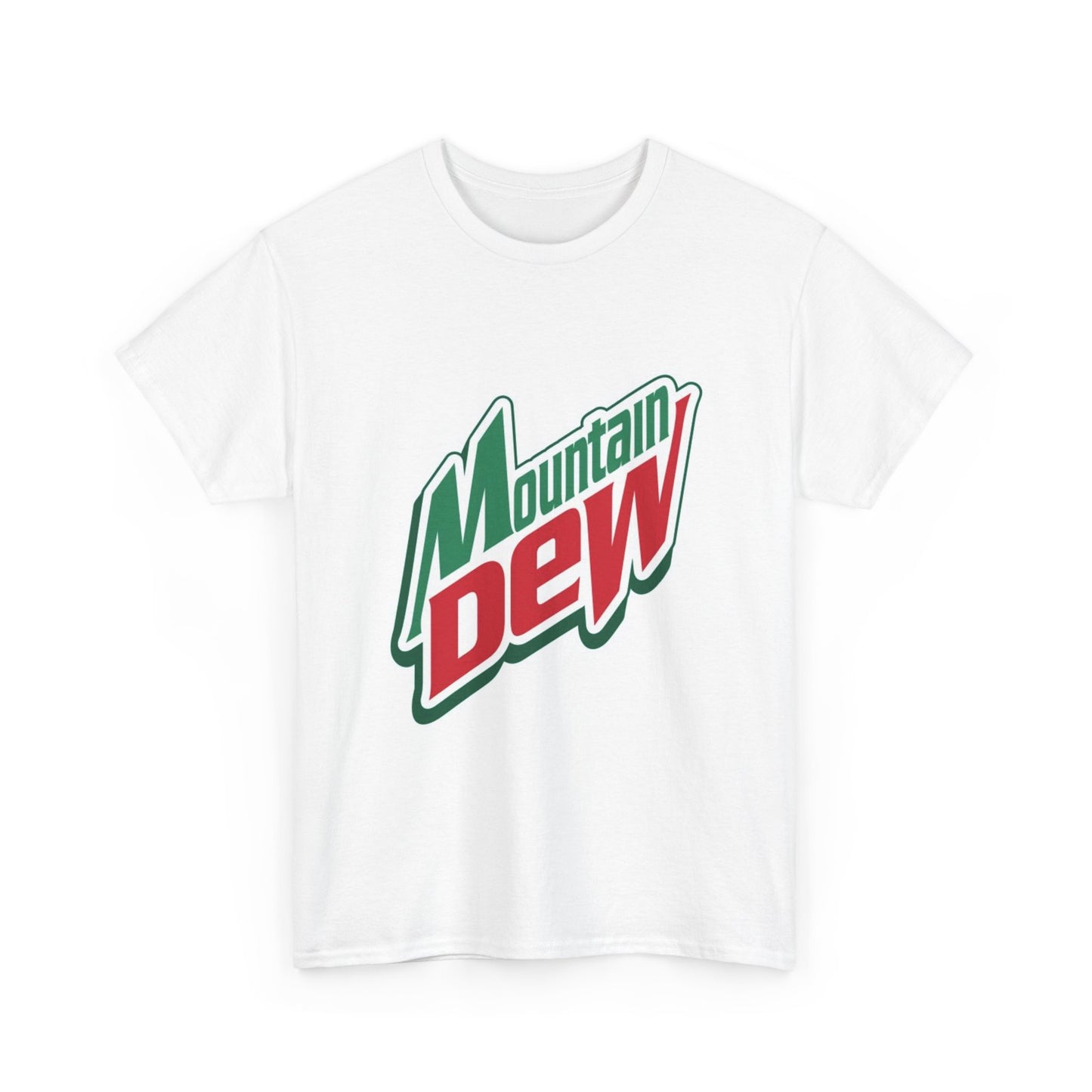 Mountain Dew Tshirt Retro Gaming Doritos Logo Unisex Heavy Cotton Tee