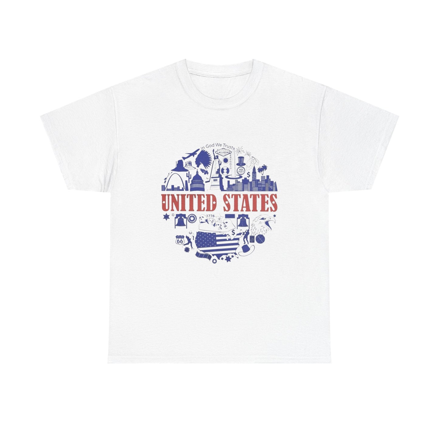 United States In God We Trust Graphic T Shirt NEW Adult Tee