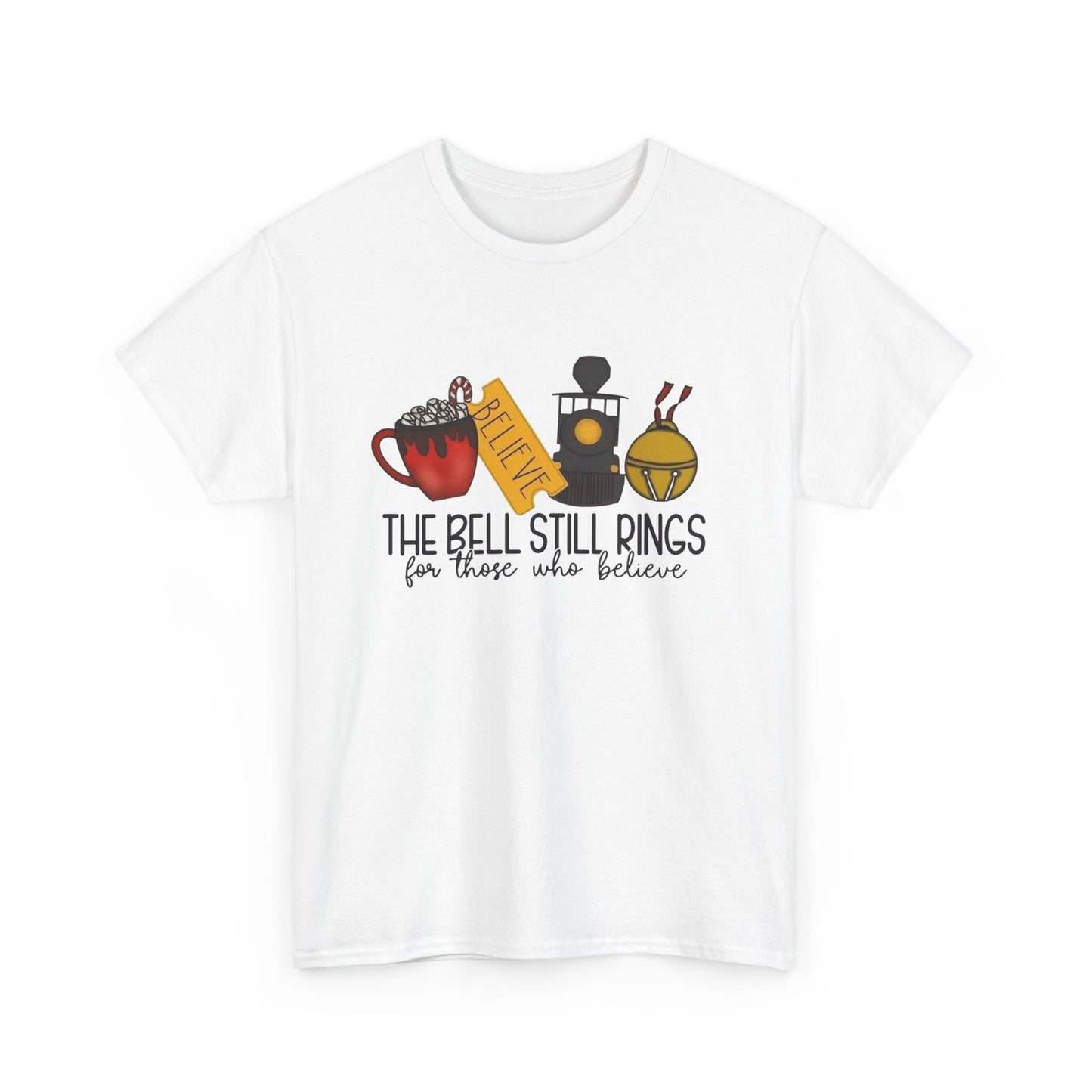 The Christmas Bell Still Rings Holidays Graphic T Shirt NEW Unisex Heavy Cotton