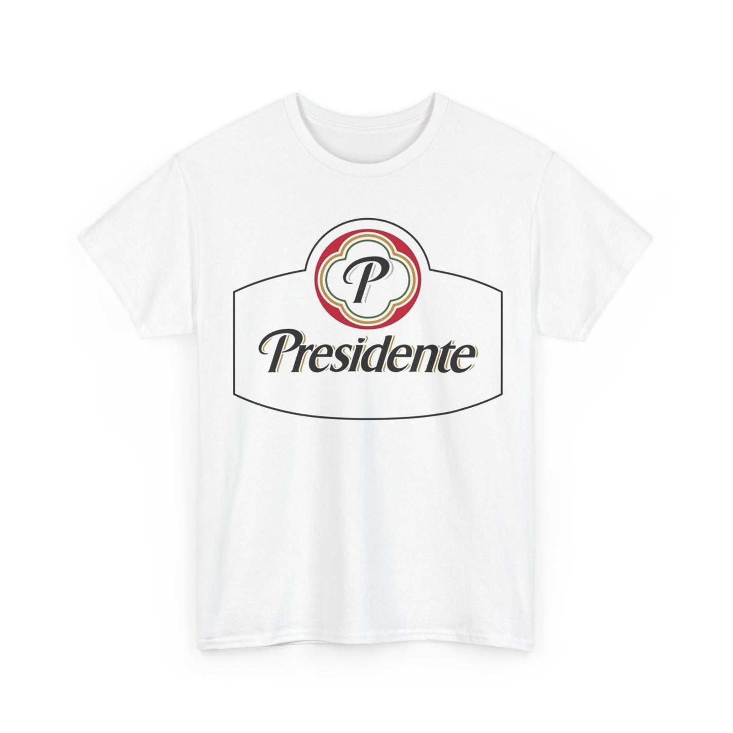 Presidente Beer Shirt Dominican Republic Graphic Logo Unisex Heavy Cotton Tee