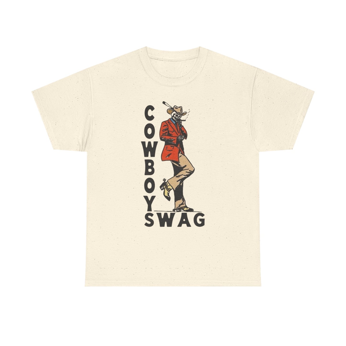Cowboy Swag Graphic T Shirt Unisex Heavy Cotton Tee