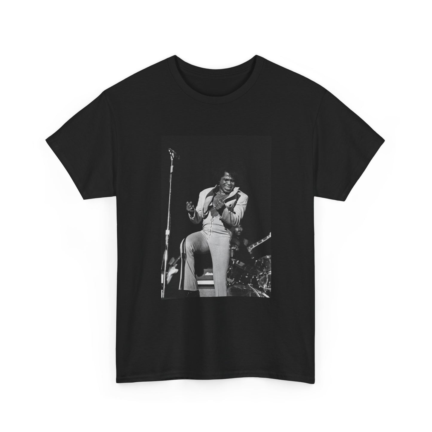 James Brown Tshirt Vintage Concert Stage The Godfather Unisex Heavy Cotton Tee