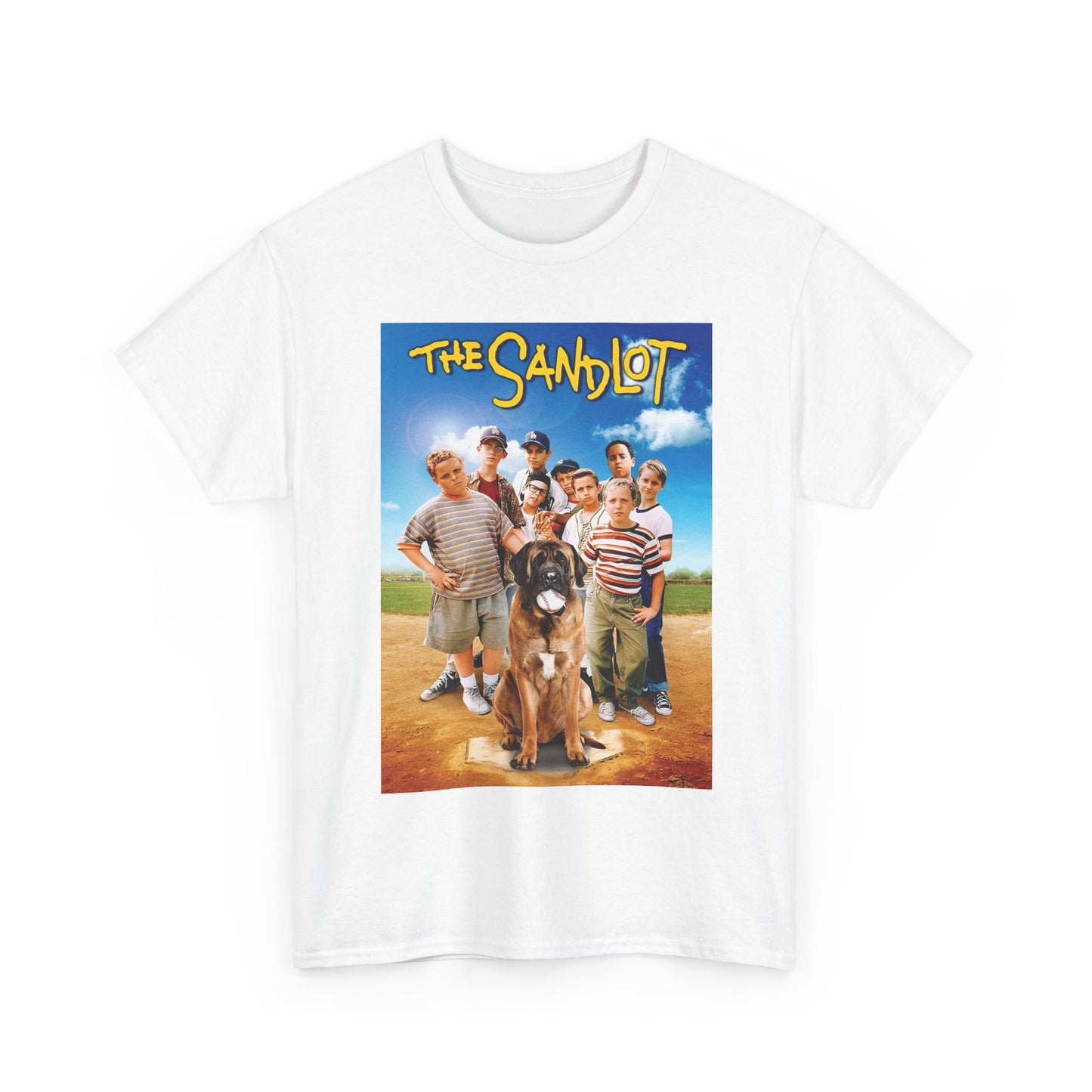 The Sandlot Tshirt Vintage Kids Movie Baseball Classic retro Unisex Heavy Cotton