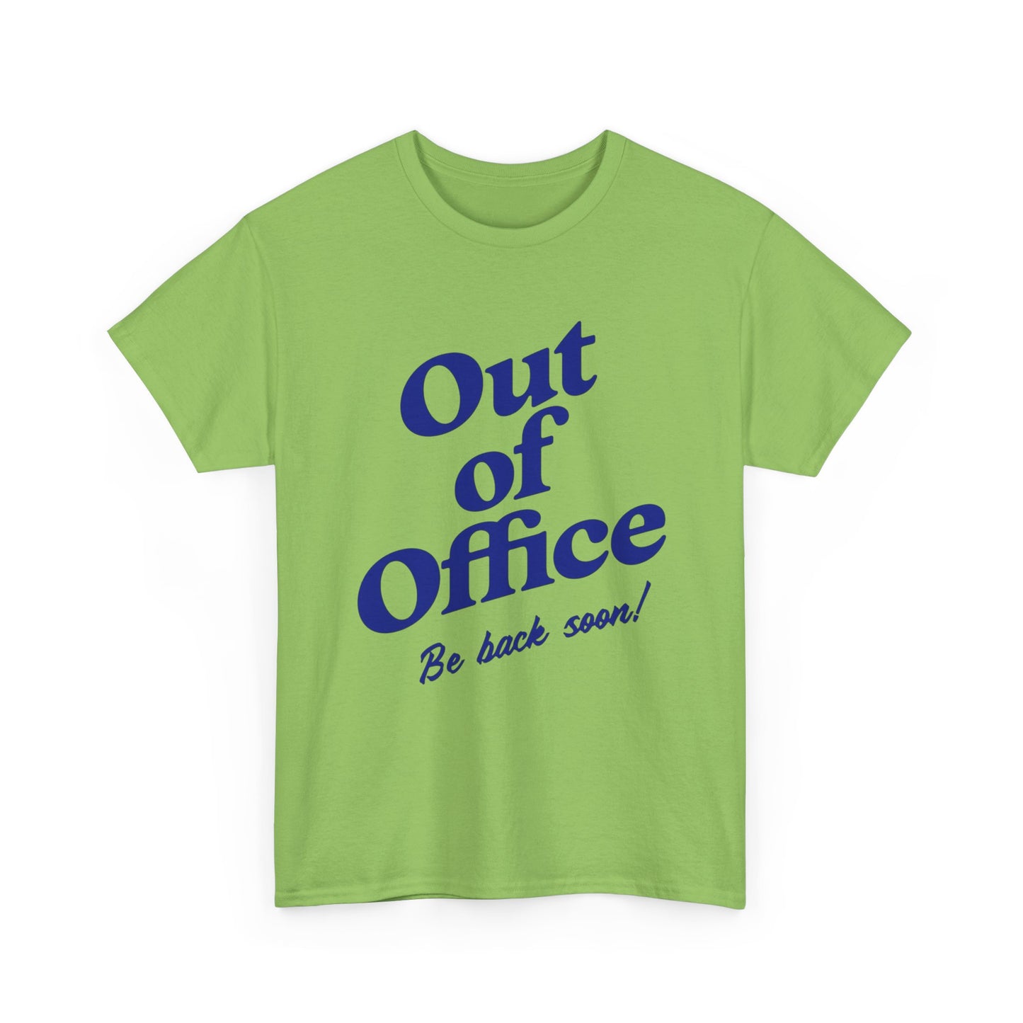 Out Of Office Vacation Graphic T Shirt NEW ADULT Unisex Heavy Cotton Tee