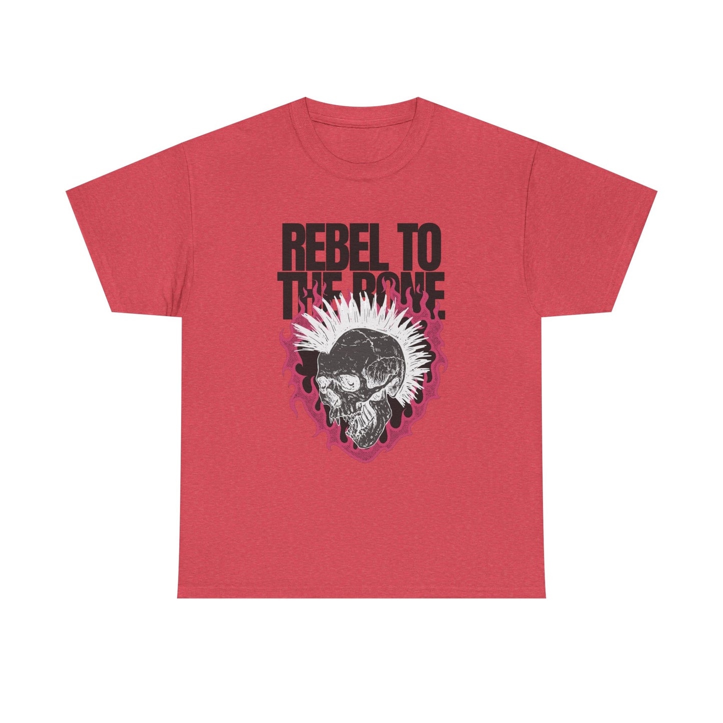 Rebel To The Bone Graphic T Shirt Unisex Heavy Cotton Tee