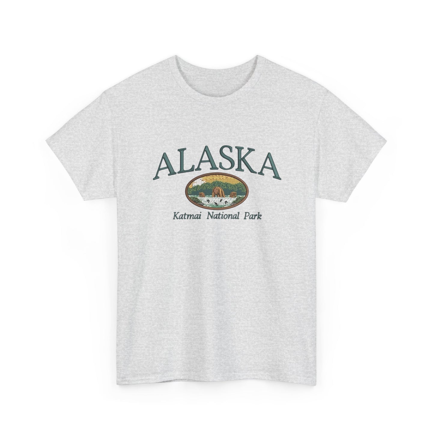 Alaska National Parks Graphic T Shirt NEW Unisex Heavy Cotton Tee