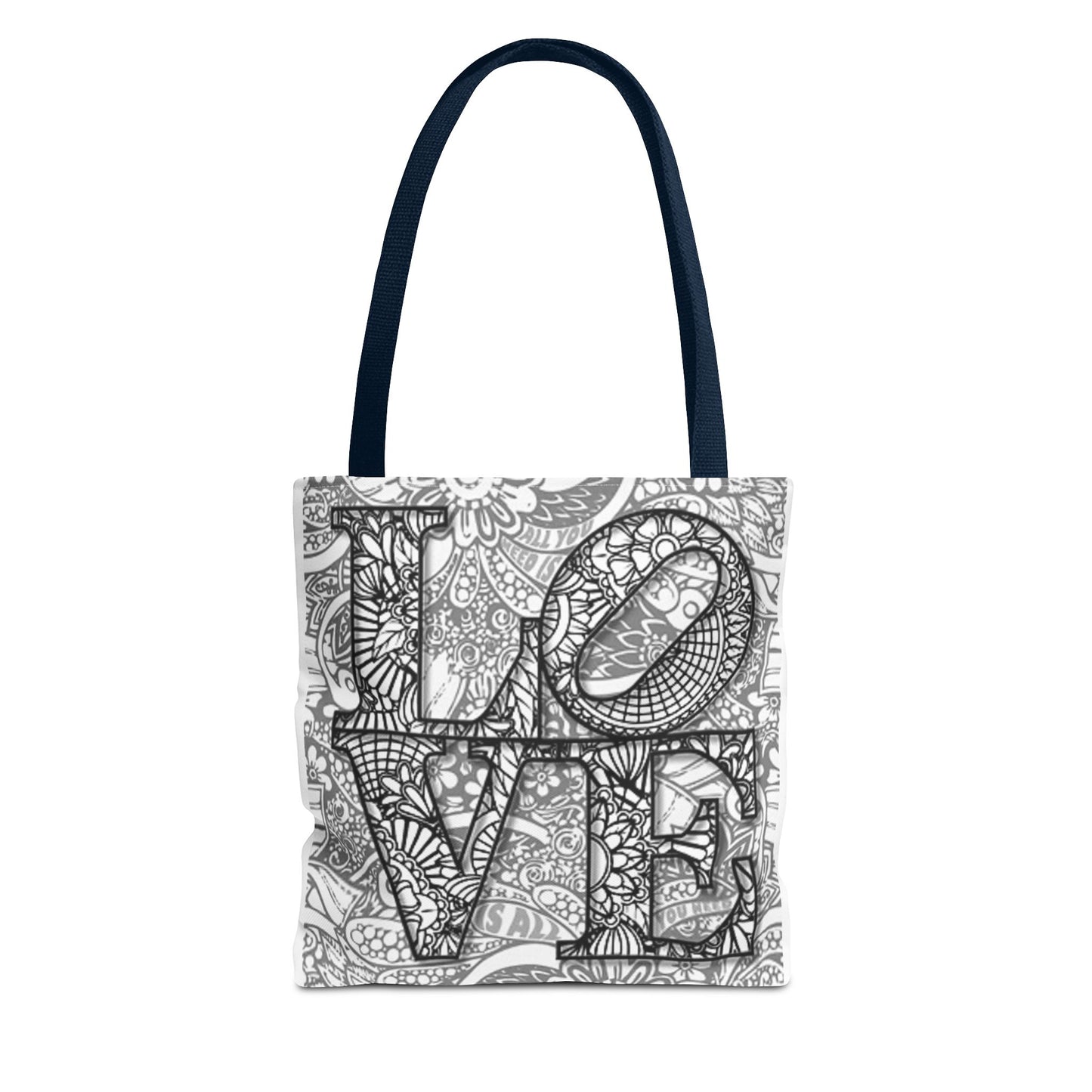 LOVE Multi Color BRAND NEW MODERN Tote Bag (AOP)