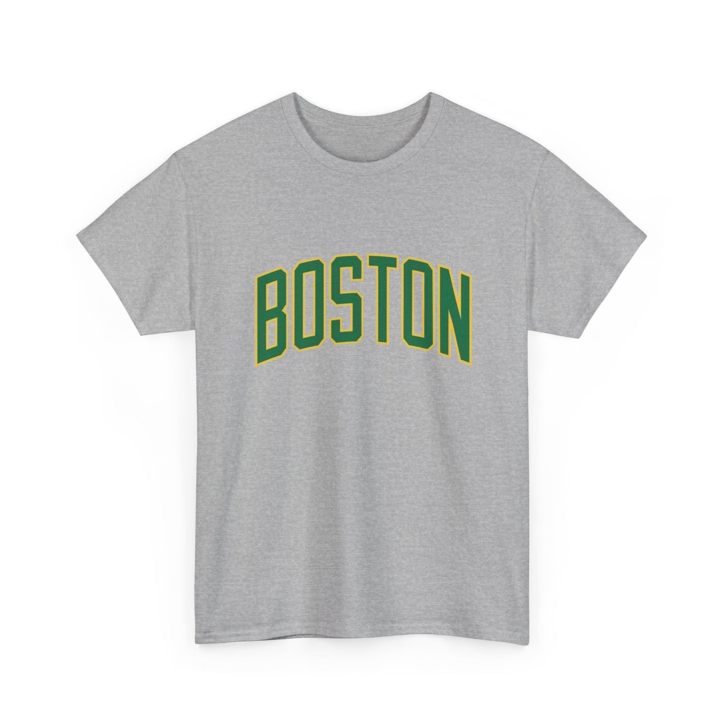 Boston Logo Sports Graphic T Shirt NEW Unisex Heavy Cotton Tee