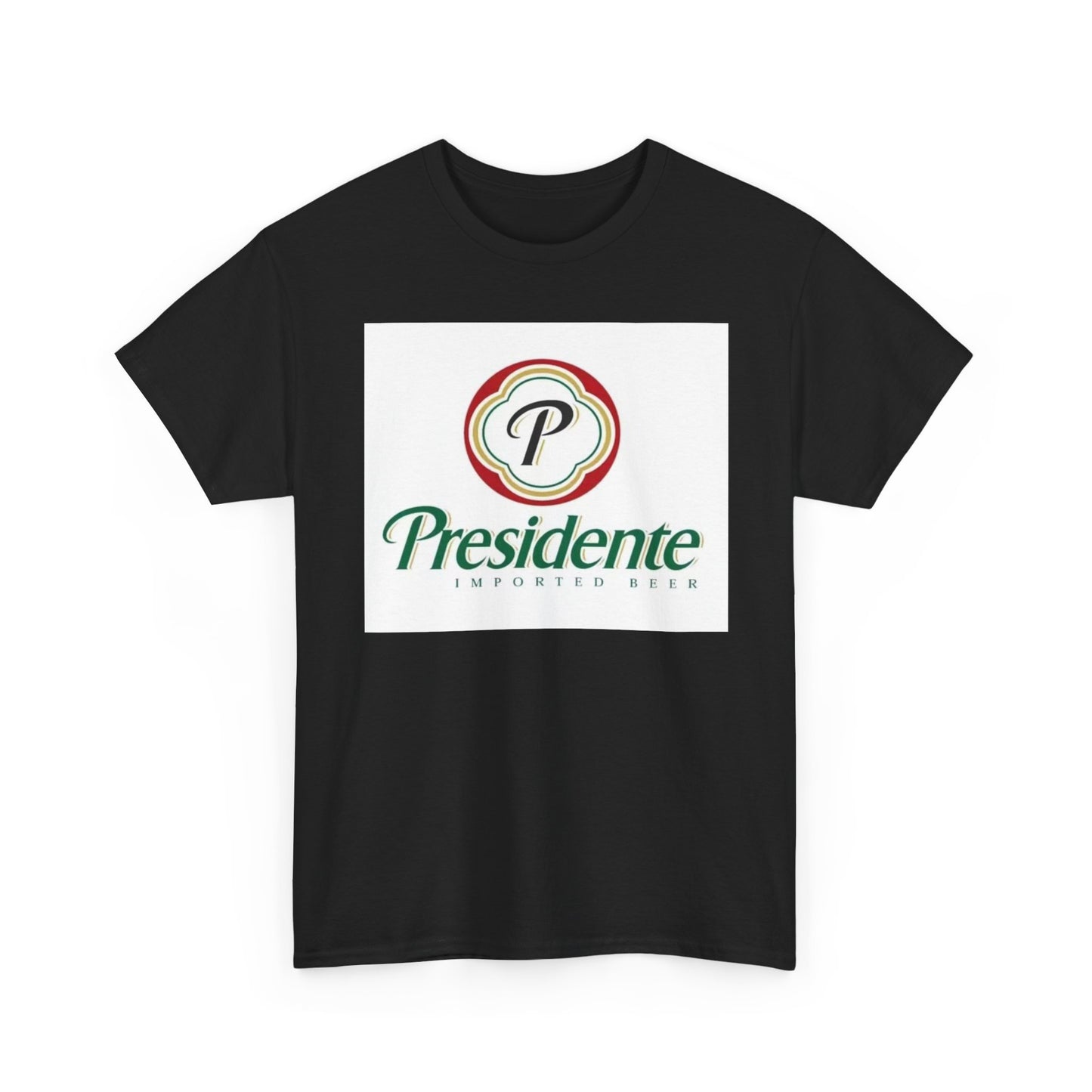 Presidente Dominican Beer Logo Shirt Retro Summer Unisex Heavy Cotton Tee