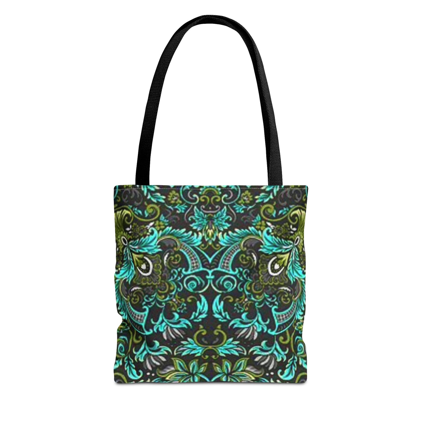 Multi Color BRAND NEW MODERN Black And Green Tote Bag (AOP)