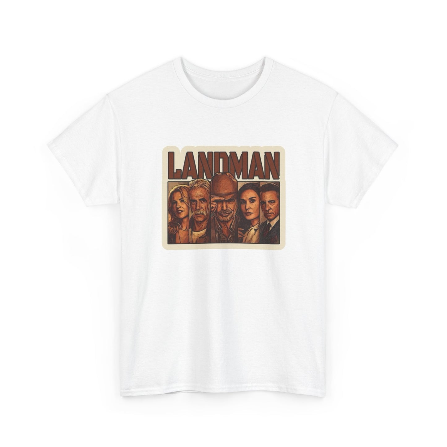 Landman Graphic T Shirt NEW Unisex Heavy Cotton Tee