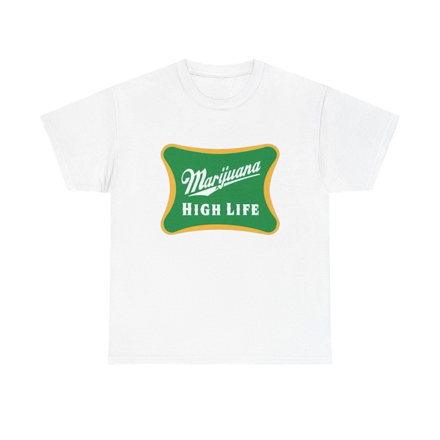 Marijuana High Life Graphic T Shirt NEW Adult Tee