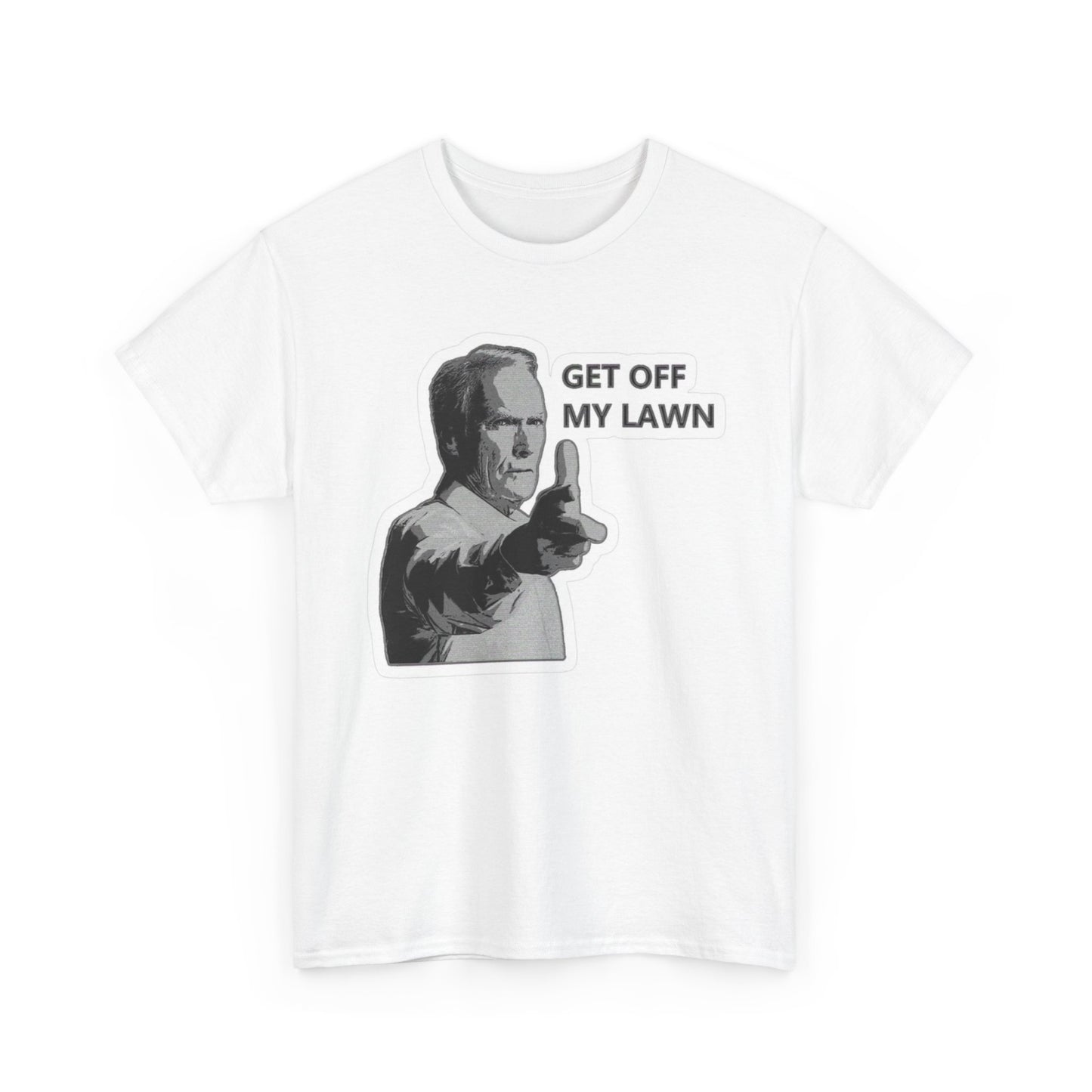 Get Off My Lawn Funny Graphic T Shirt NEW S-5XL Unisex Heavy Cotton Tee
