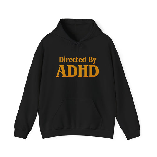 Directed By ADHD Funny Graphic Hoodie Men's Heavy Blend™ Hooded Sweatshirt