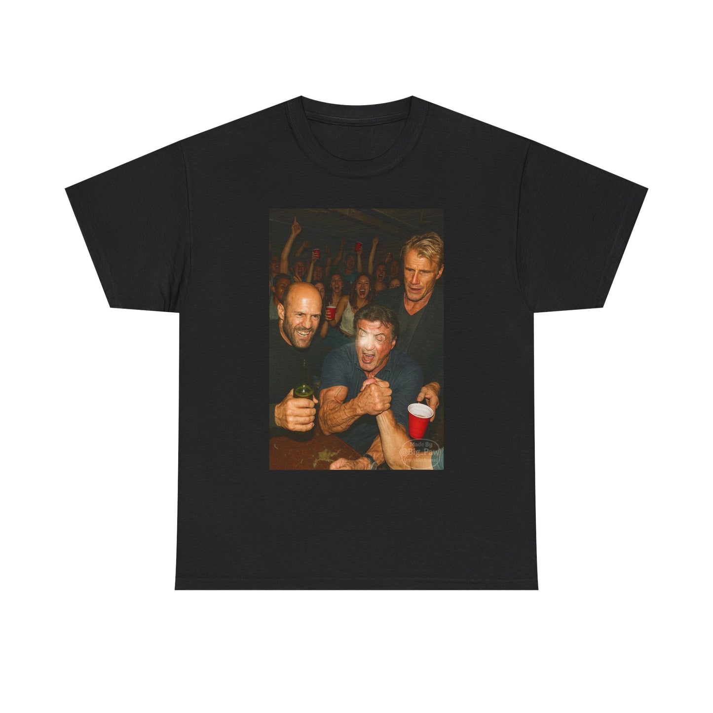Jason Statham Funny Graphic T Shirt Expendables Movie Unisex Heavy Cotton Tee