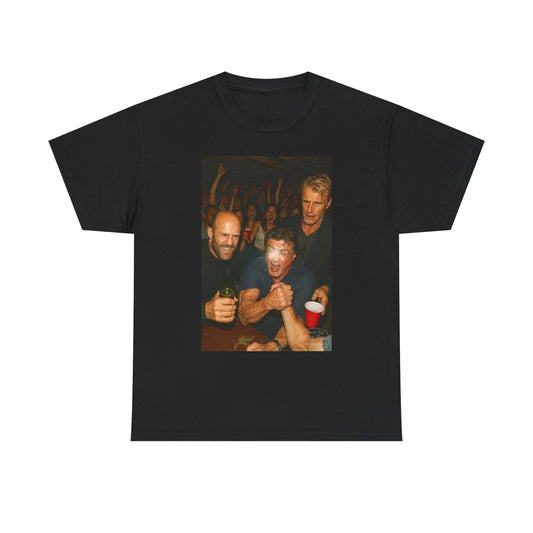 Jason Statham Funny Graphic T Shirt Expendables Movie Unisex Heavy Cotton Tee