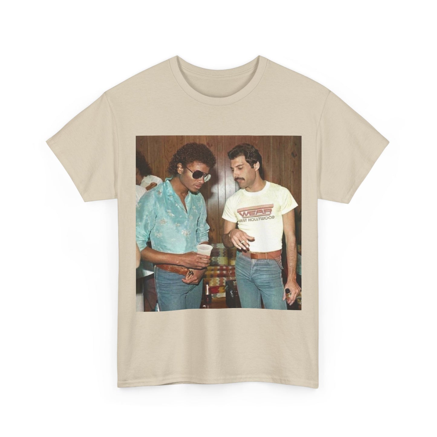 Michael jackson Queen tshirt vintage 80s retro graphic Unisex Heavy Cotton Tee