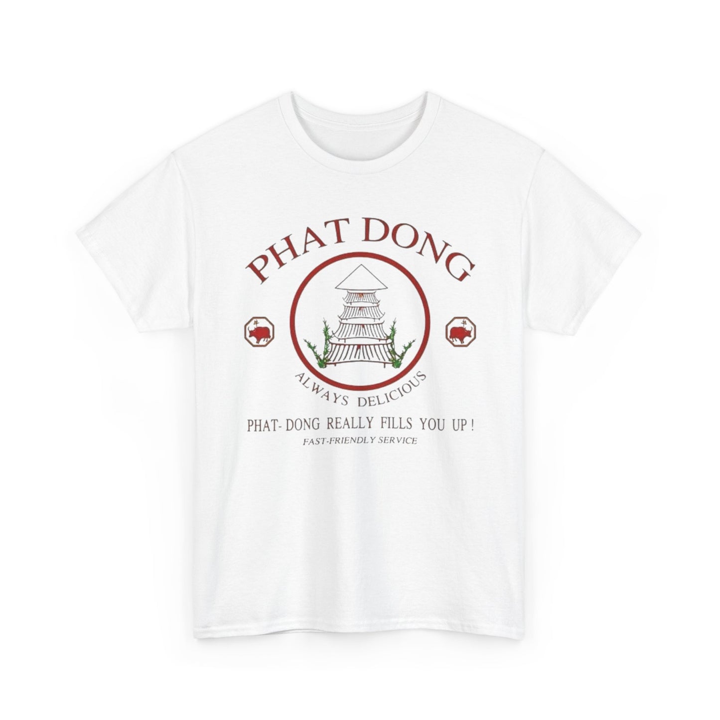 Phat Dong Funny Chinese Food Graphic T-Shirt Gift NEW Jokes  Heavy Cotton Tee