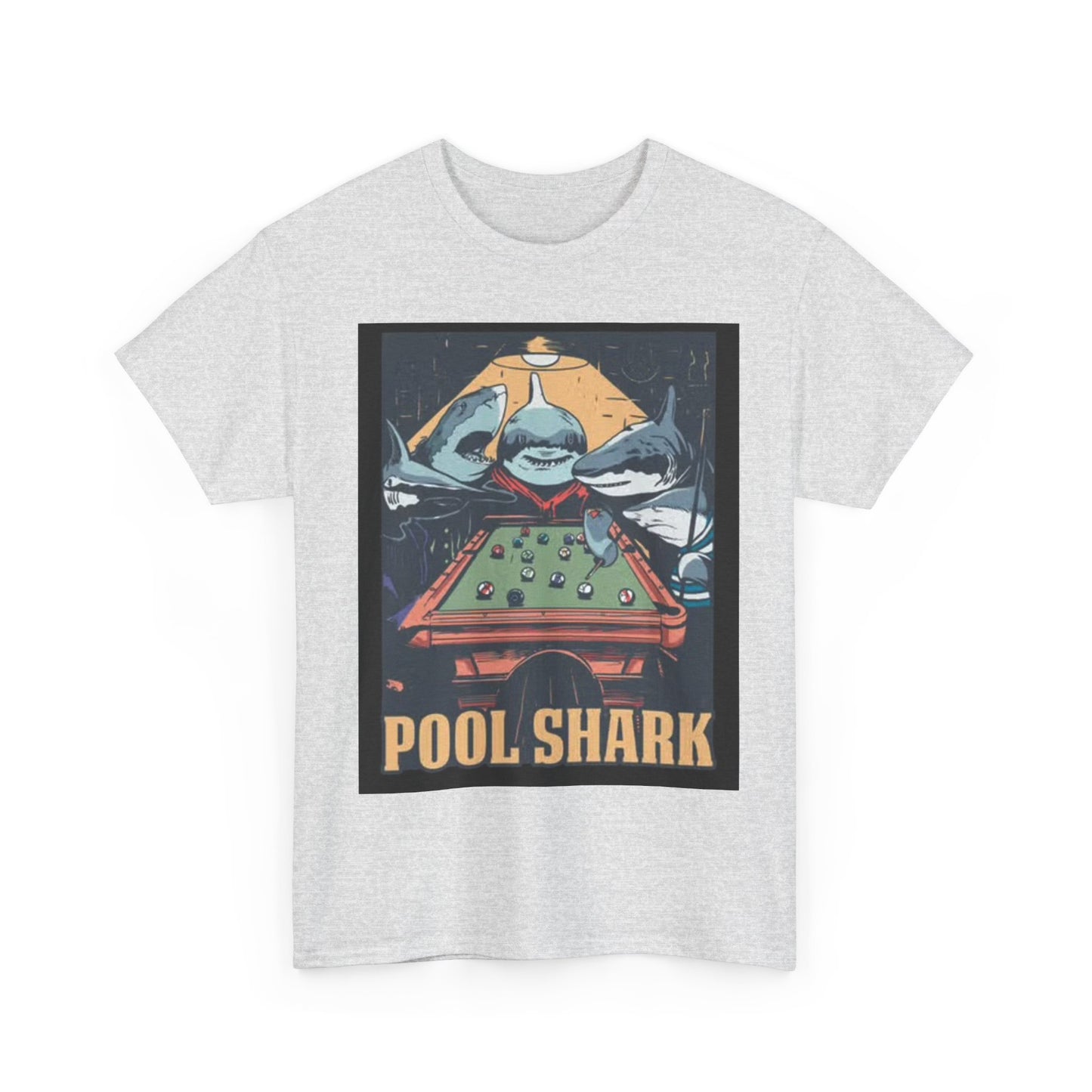 Pool Shark T Shirt Retro Funny Graphic T Vintage Pool Hall Rogan Unisex