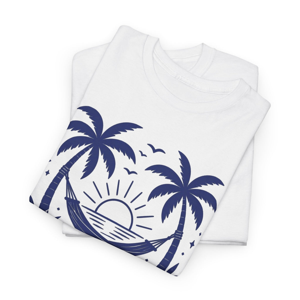 Island Time Palm Tree Sunset Tee Men's Graphic Tee