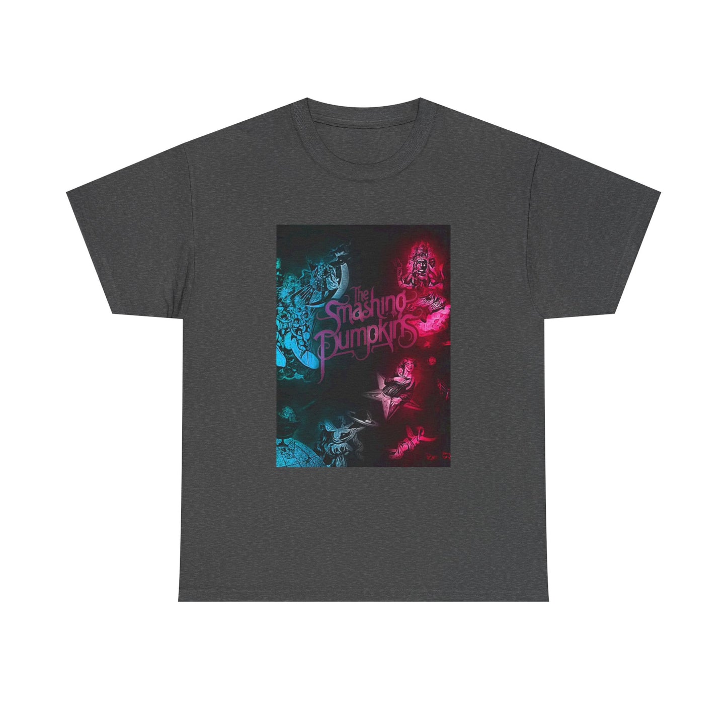 The Smashing Pumpkins Tshirt Vintage Merch Neon Unisex Heavy Cotton Tee