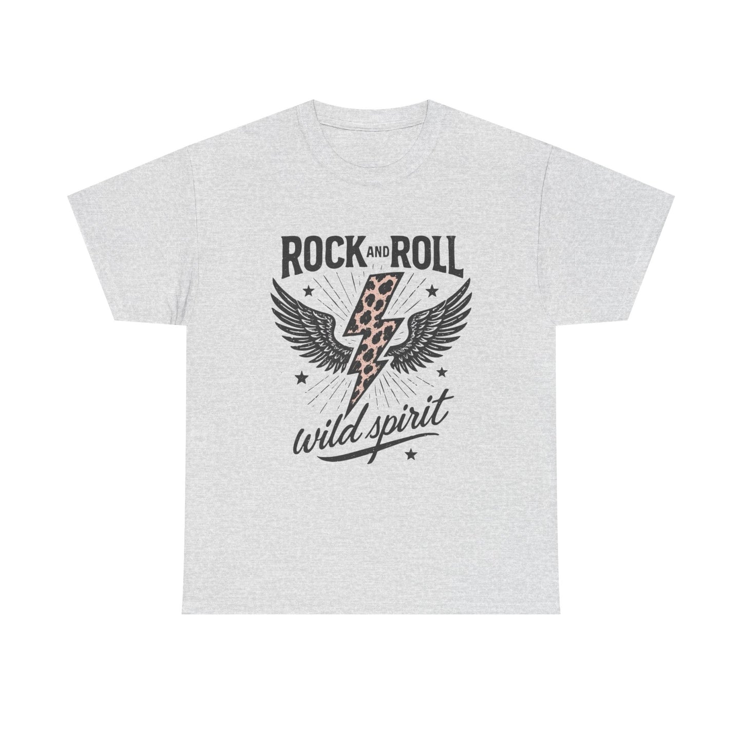 Rock And Roll Wild spirit Graphic T Shirt Unisex Heavy Cotton Tee