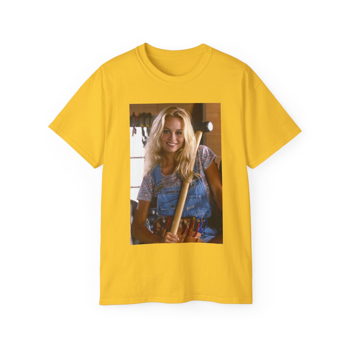 Pam Anderson playboy tool time 90s vintage Unisex Ultra Cotton Tee