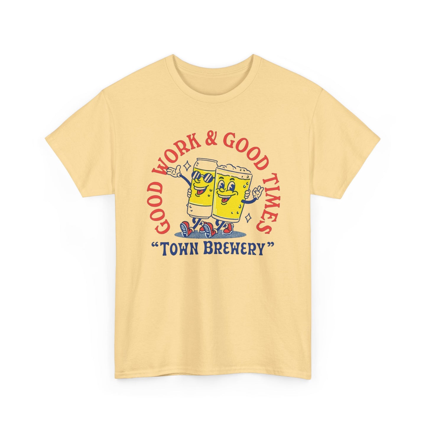 Town Brewery Vintage Graphic T Shirt ADULT NEW