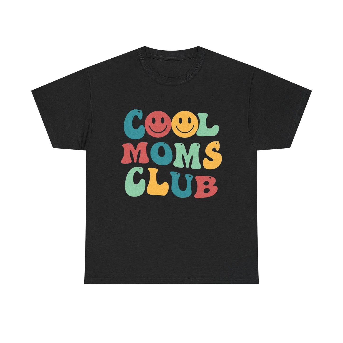 Cool Moms Club Women's Graphic T Shirt NEW MULTIPLE COLORS Gift Retro Design 90s