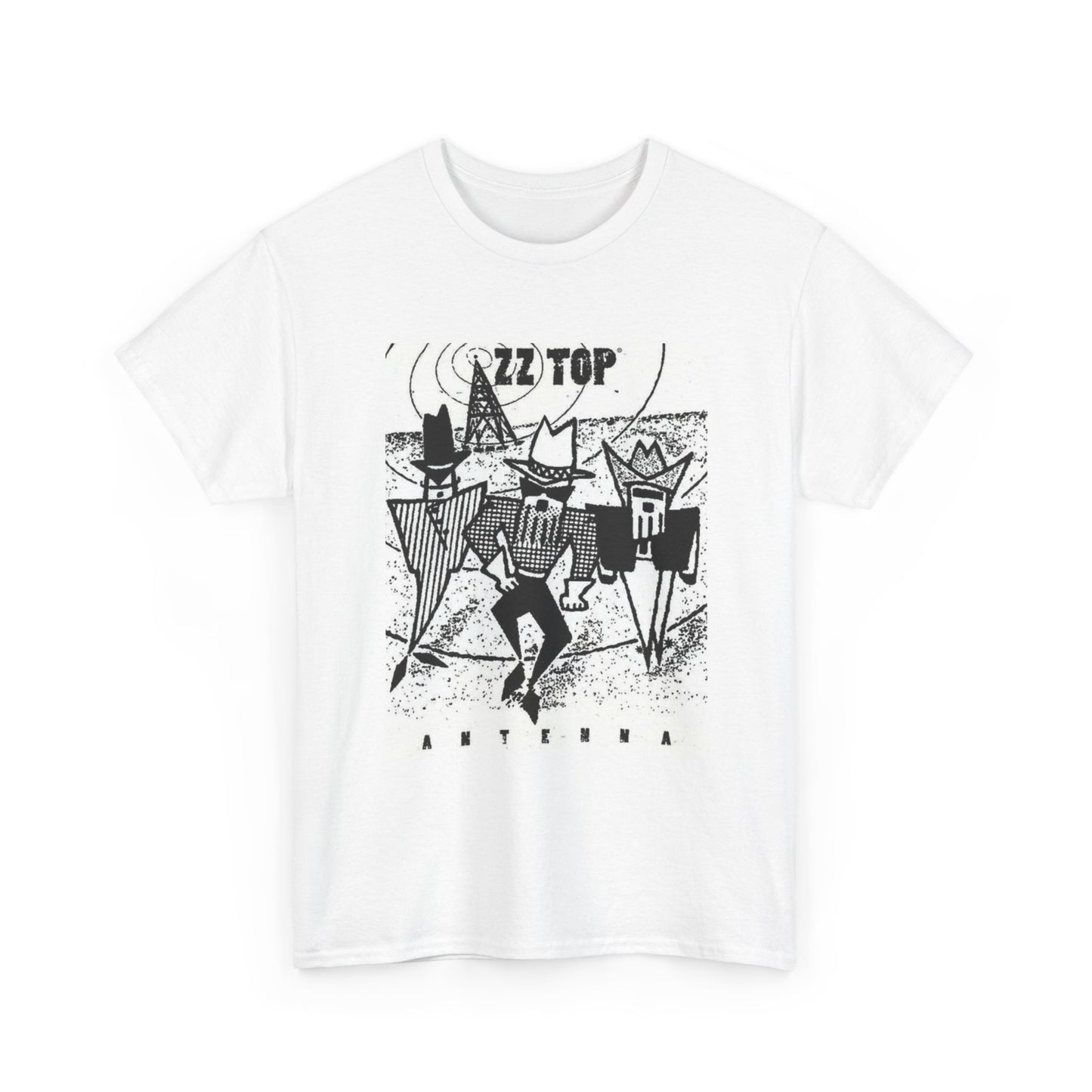 ZZ Top Tshirt Retro Country Rock Texas Music Graphic Unisex Heavy Cotton Tee