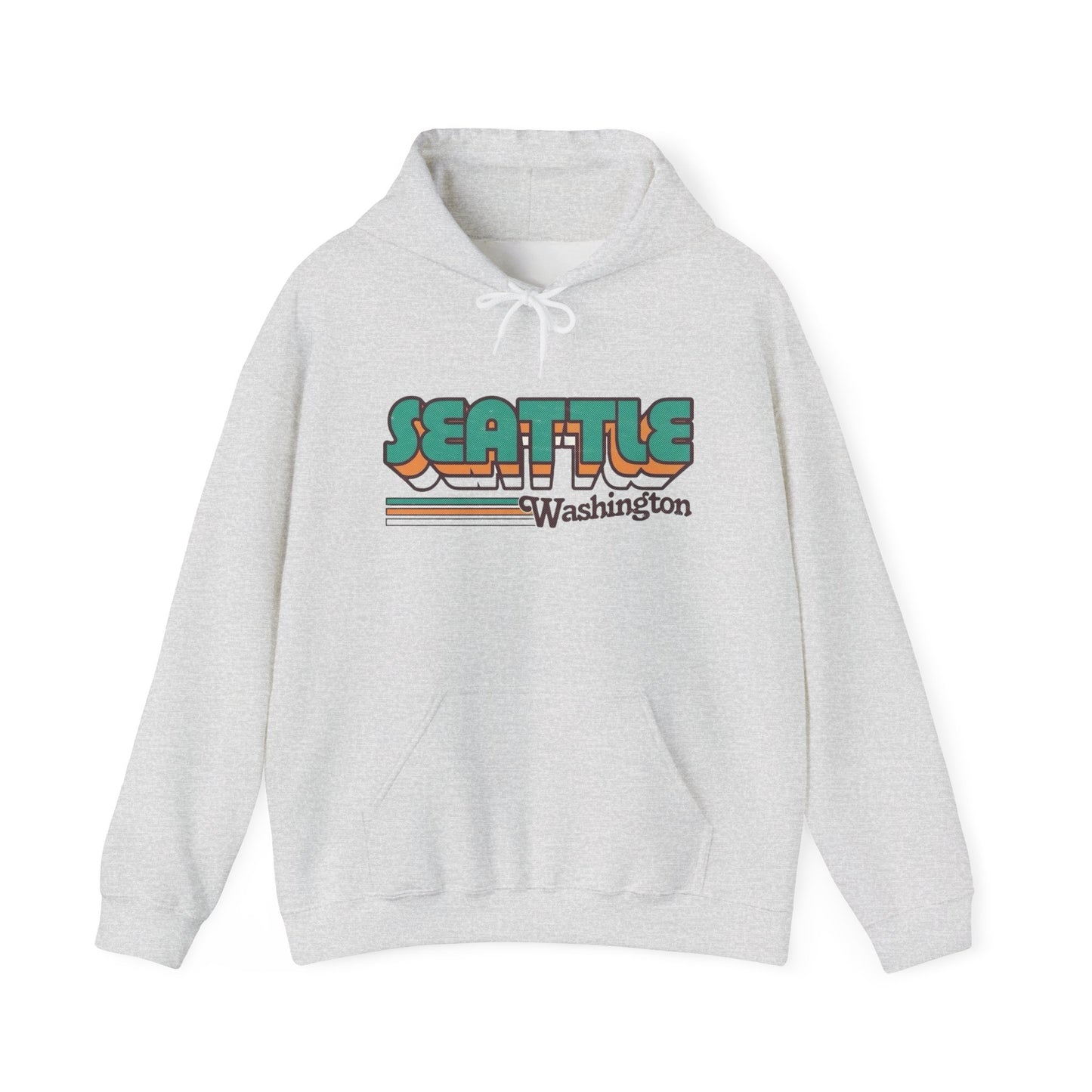 Seattle Washington Graphic Hoodie Heavy Blend™ NEW Sweatshirt